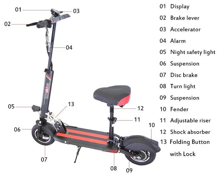 bicicletas y accesorios - PATINETA ELECTRICA OE-E-HB4 4