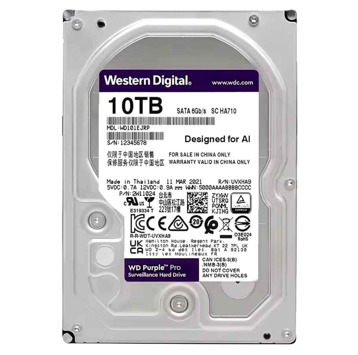 otros electronicos - Disco duro purpura 10TB 8TB 