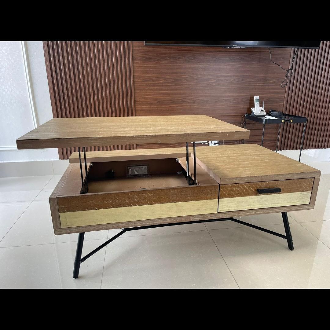 muebles y colchones - mesa en madera importada