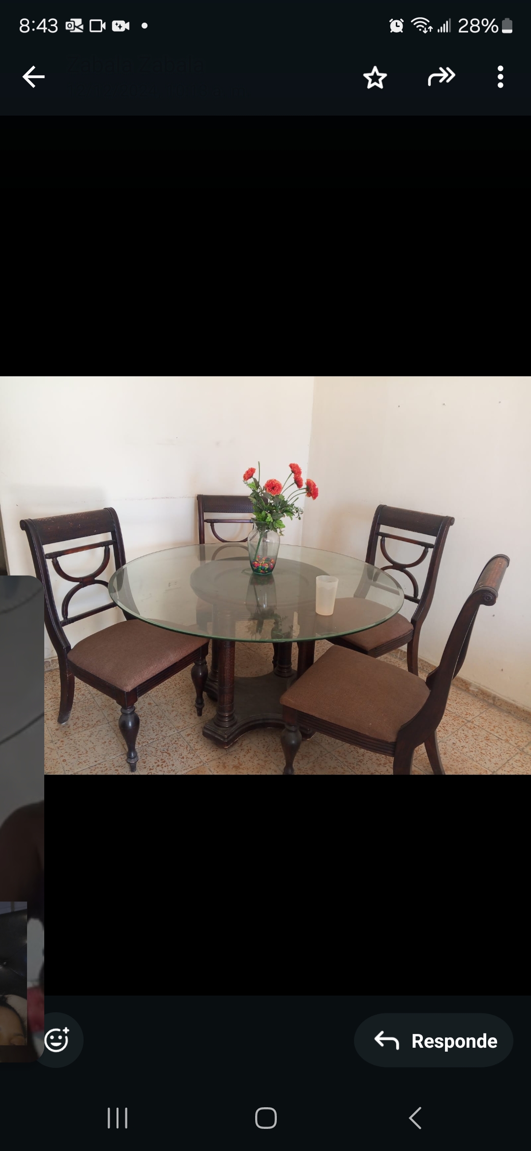 muebles y colchones - se vende hermoso comedor 