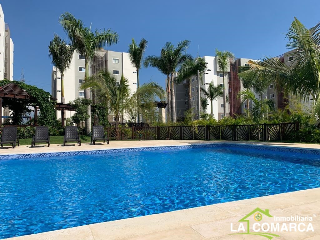 apartamentos - Residencial Cerrado con Piscina y Gym en Santiago  5