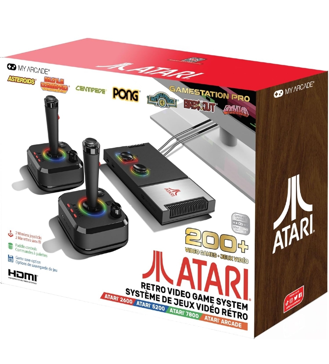 consolas y videojuegos - Atari 2600  Con mas de 200 juegos integrados