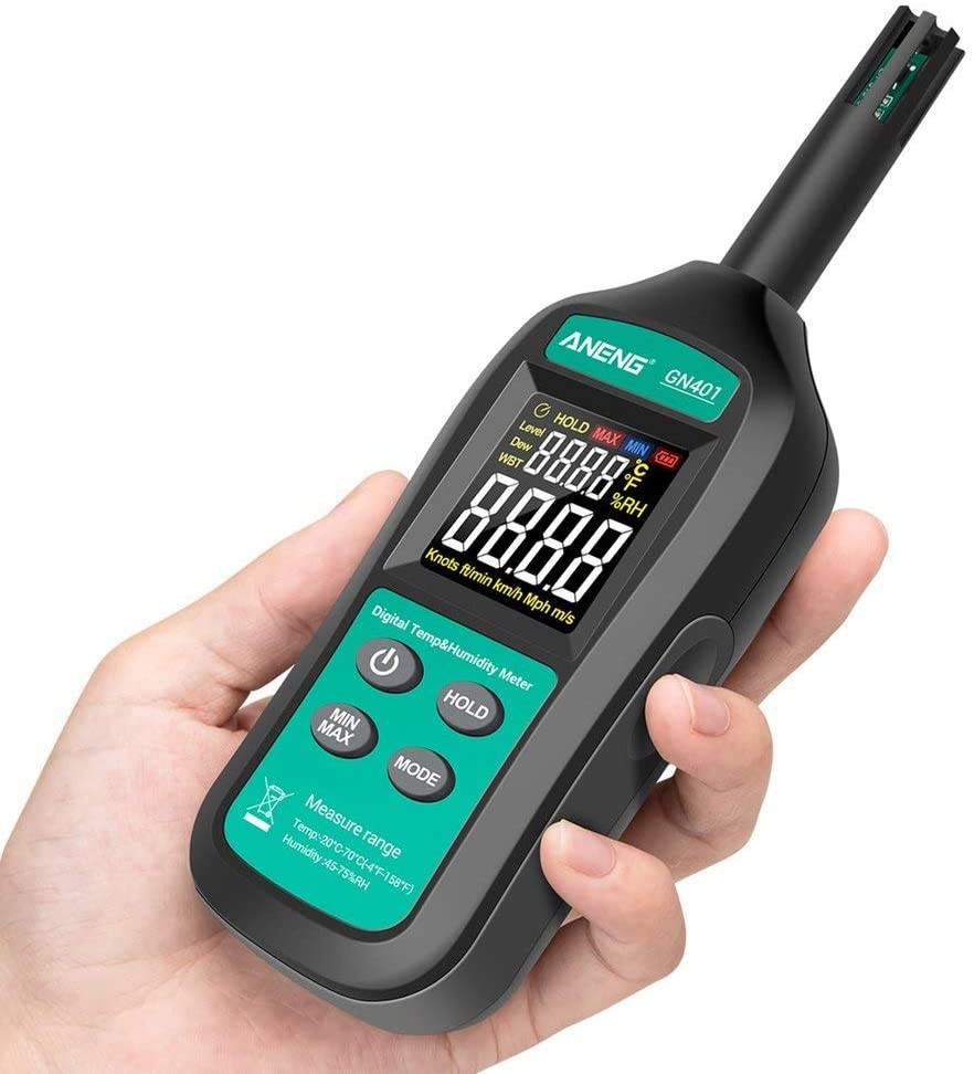 otros electronicos - Termómetro higrómetro medidor humedad digital probador 2