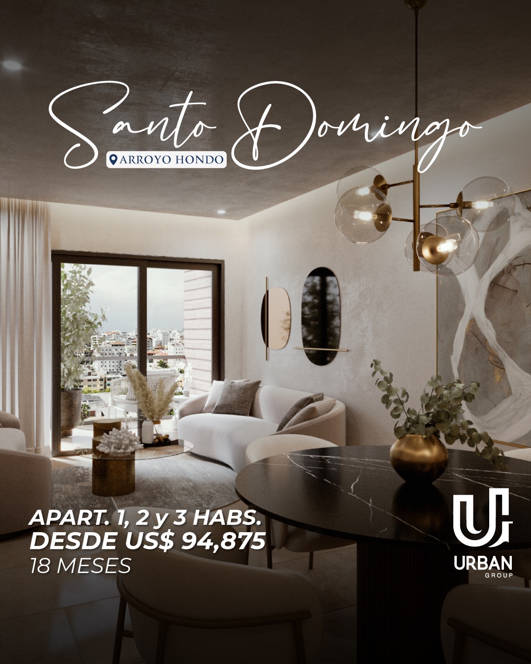 apartamentos - Apartamentos en Arroyo Hondo Viejo desde US$94,875 3