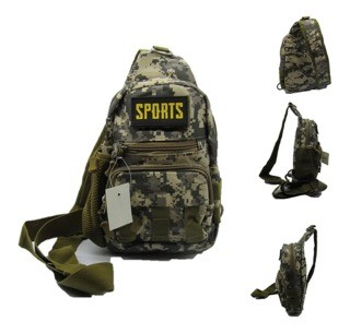 deportes - Mariconera Riñonera bulto morral mochila militar camuflaje y negra bolso cruzado 2