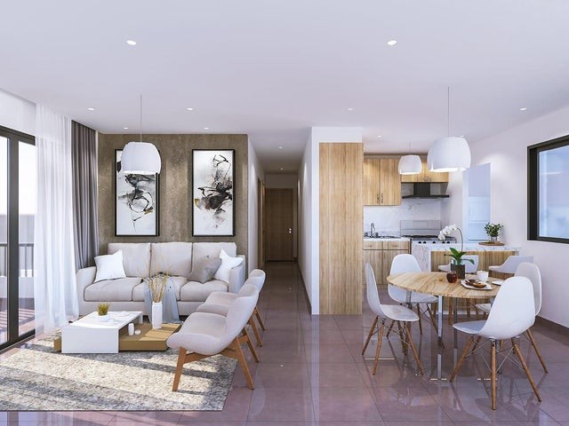 apartamentos - Proyecto en venta Punta Cana #24-1726 tres dormitorios, áreas sociales.
