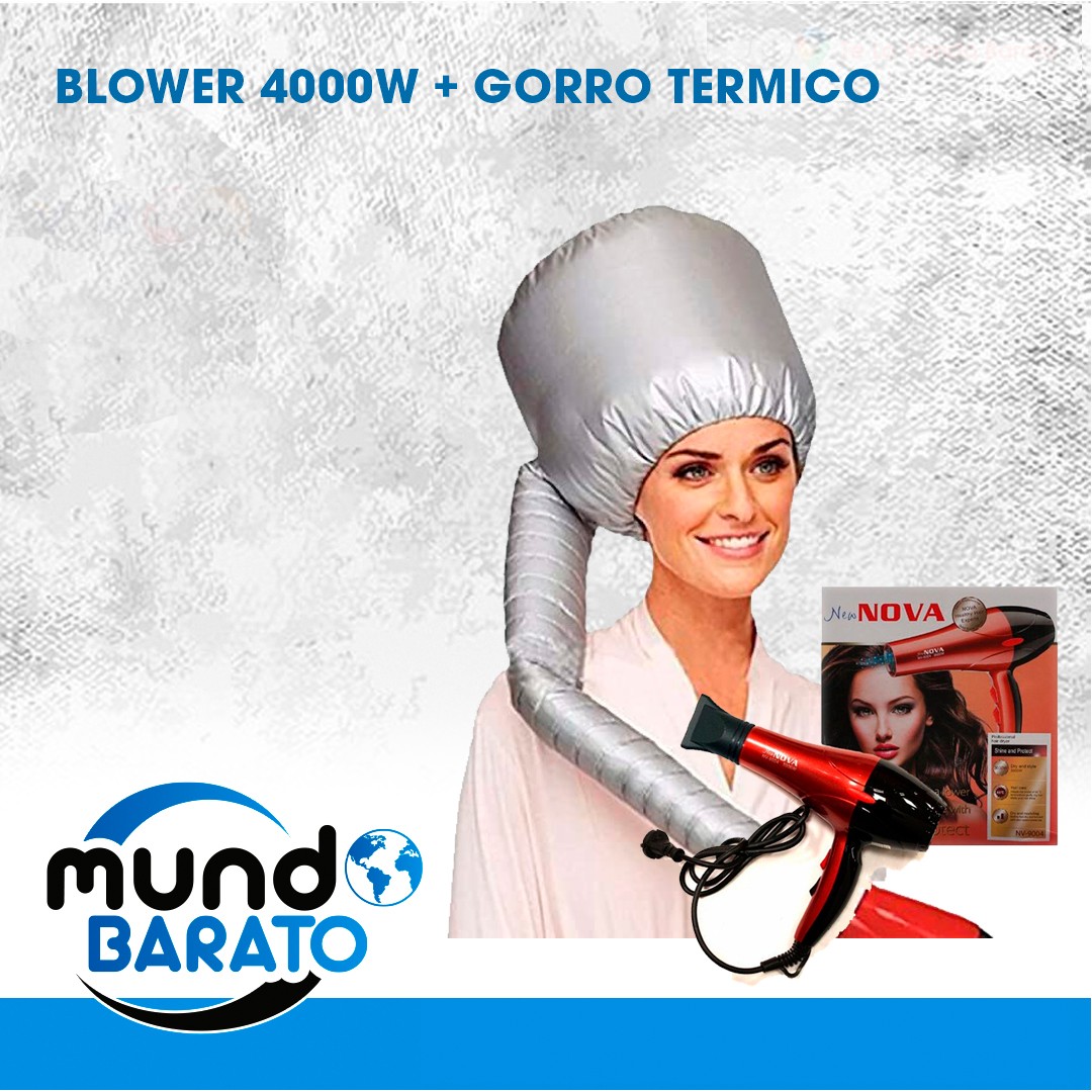 salud y belleza - Blower Nova 4000w + Gorro Termico Secador 0