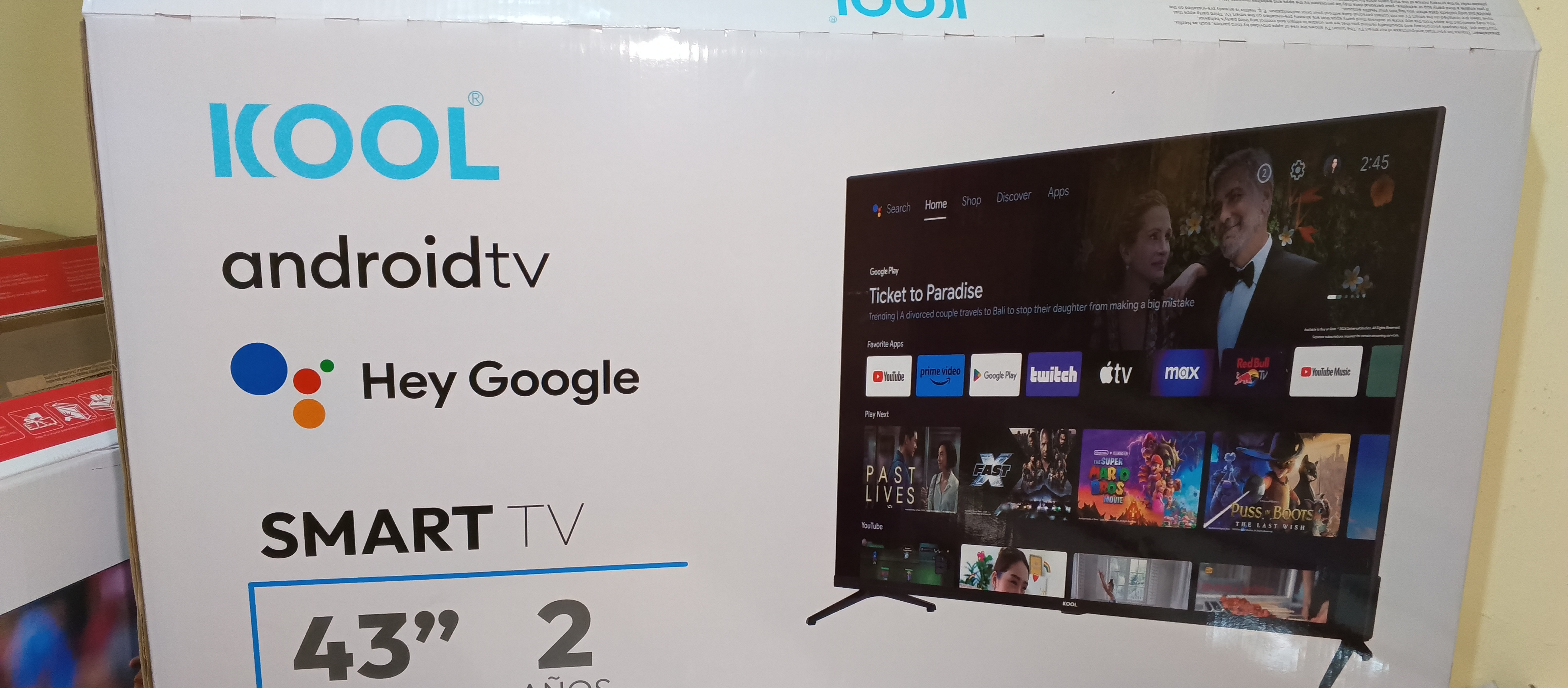 tv - Smart KOOL Android tv 43 pulgadas ultra HD sin bordes en la pantalla  3