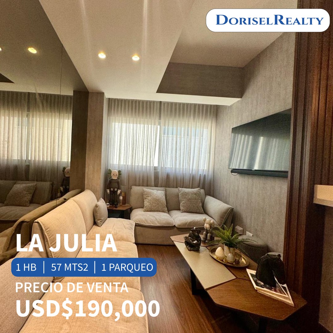 apartamentos - VENTA DE PRECIOSO APARTAMENTO AMUEBLADO EN EL SECTOR LA JULIA