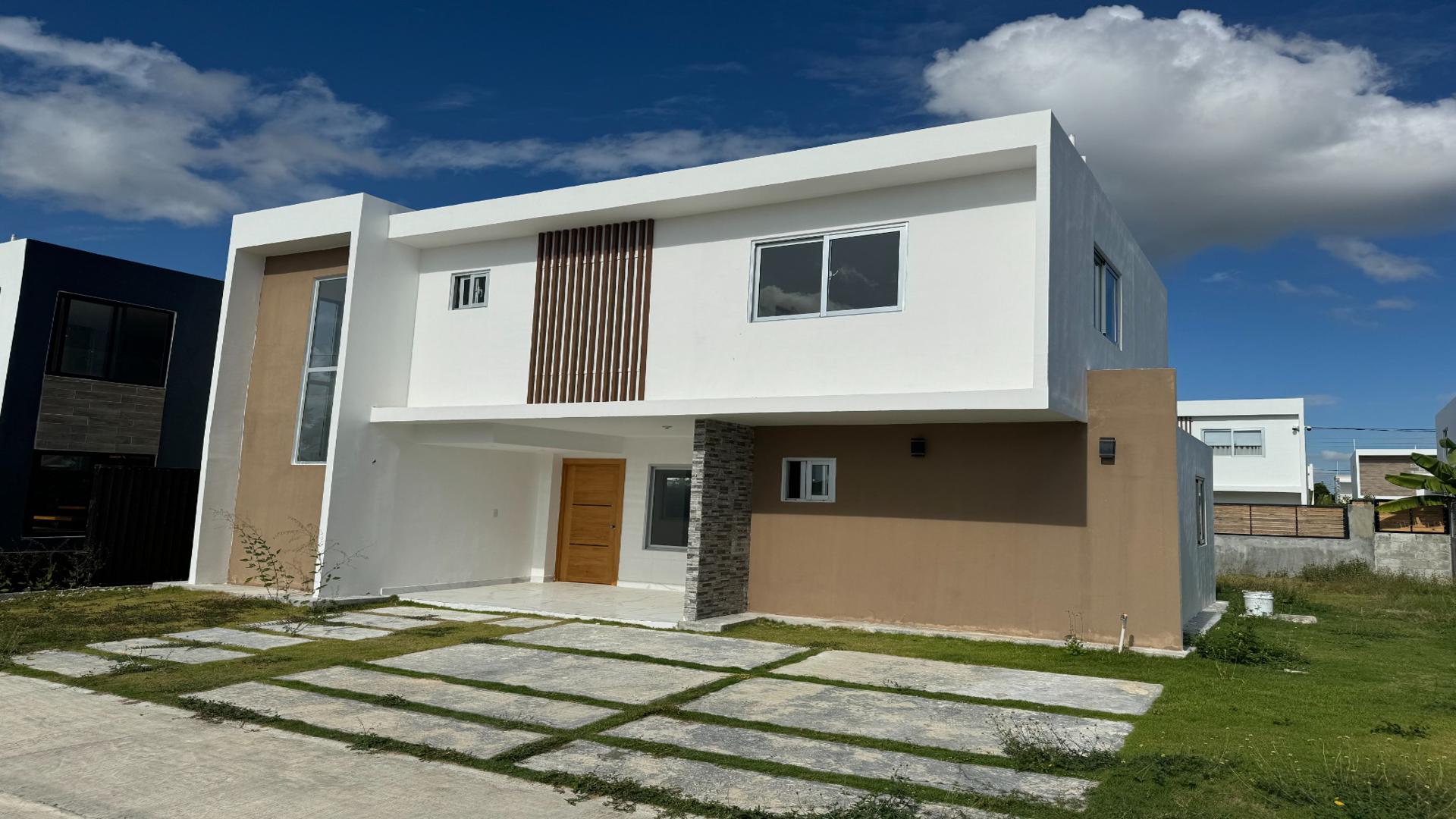 casas vacacionales y villas - En venta villa, 3 habitaciones proyecto con áreas sociales en Punta Cana