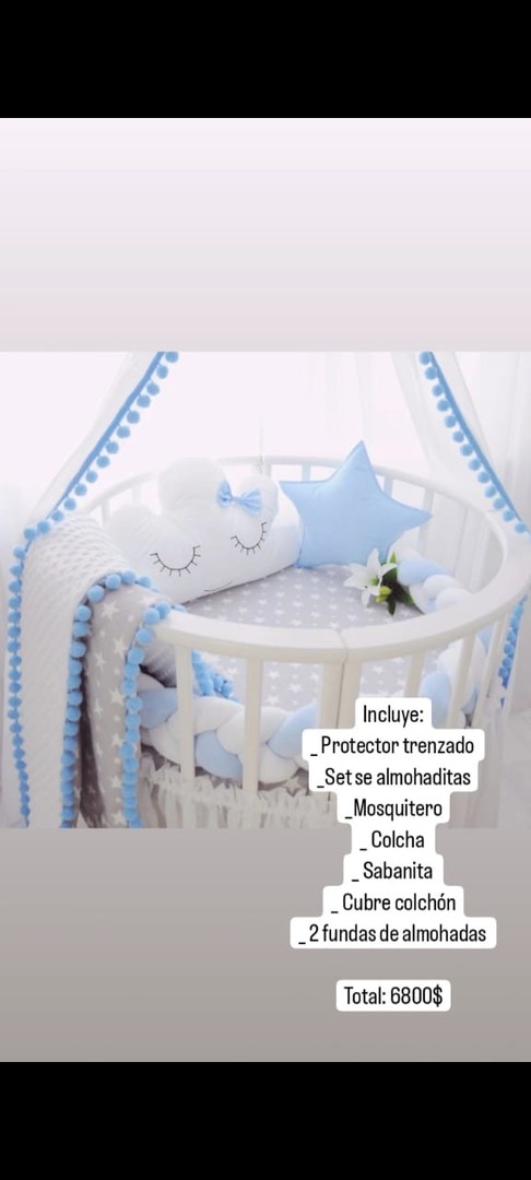 accesorios - Set de cuna personalizado para bebe  9