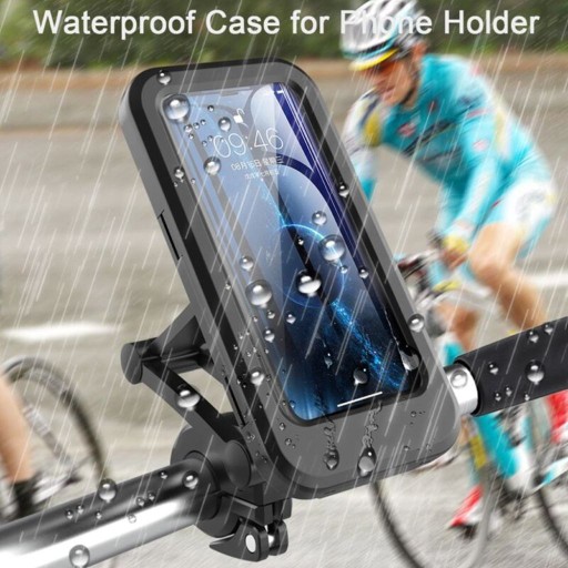 camaras y audio - Soporte impermeable para teléfono para motocicleta,nmanillar de bicicleta