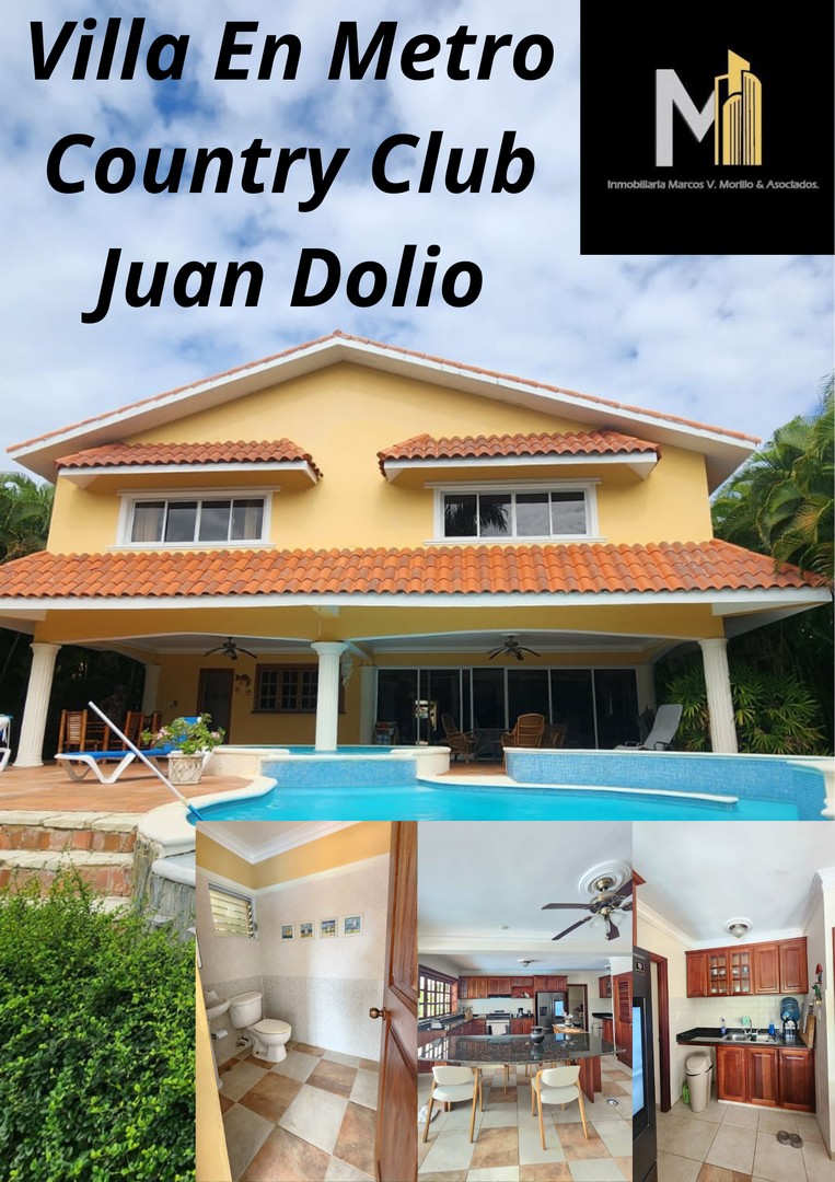 casas vacacionales y villas - vendo villa en juan dolio