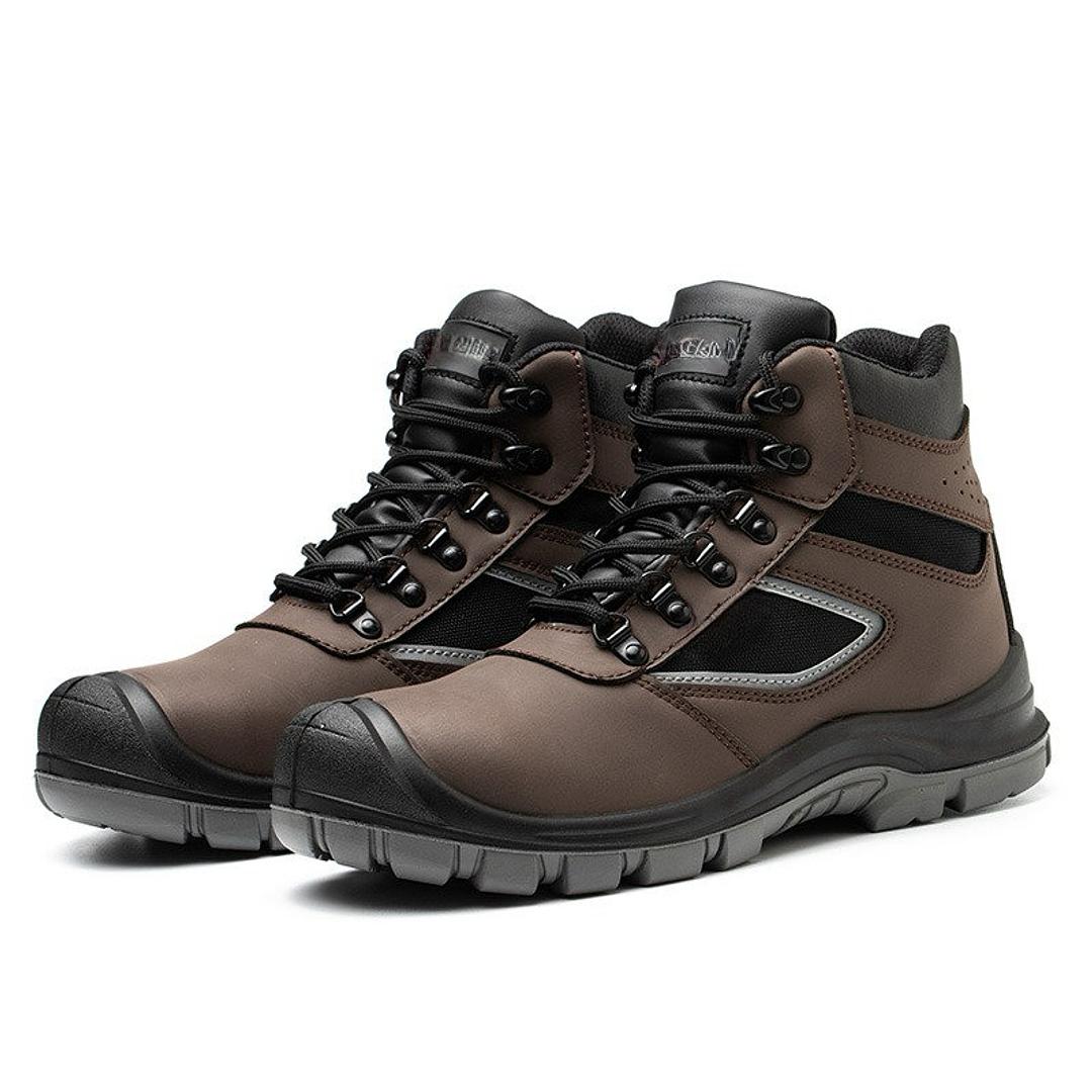 construccion e industrial - BOTAS DE SEGURIDAD JALT SAFETY BUILD ARMOR MARRON  0