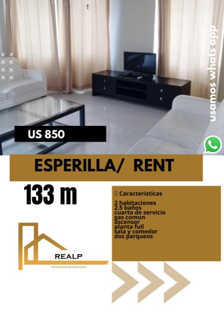 apartamentos - Apartamento Esperilla 2 hab