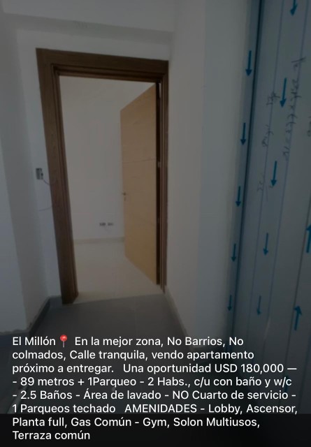 apartamentos - Alquilo  Amueblado con VISTA AL MAR en Piantini 8