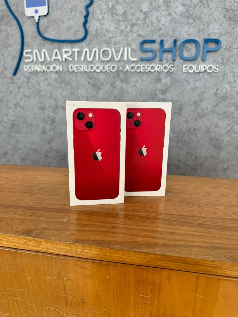 celulares y tabletas - Iphone 13 normal 128gb rojo factory nuevo sellado (somos tienda)