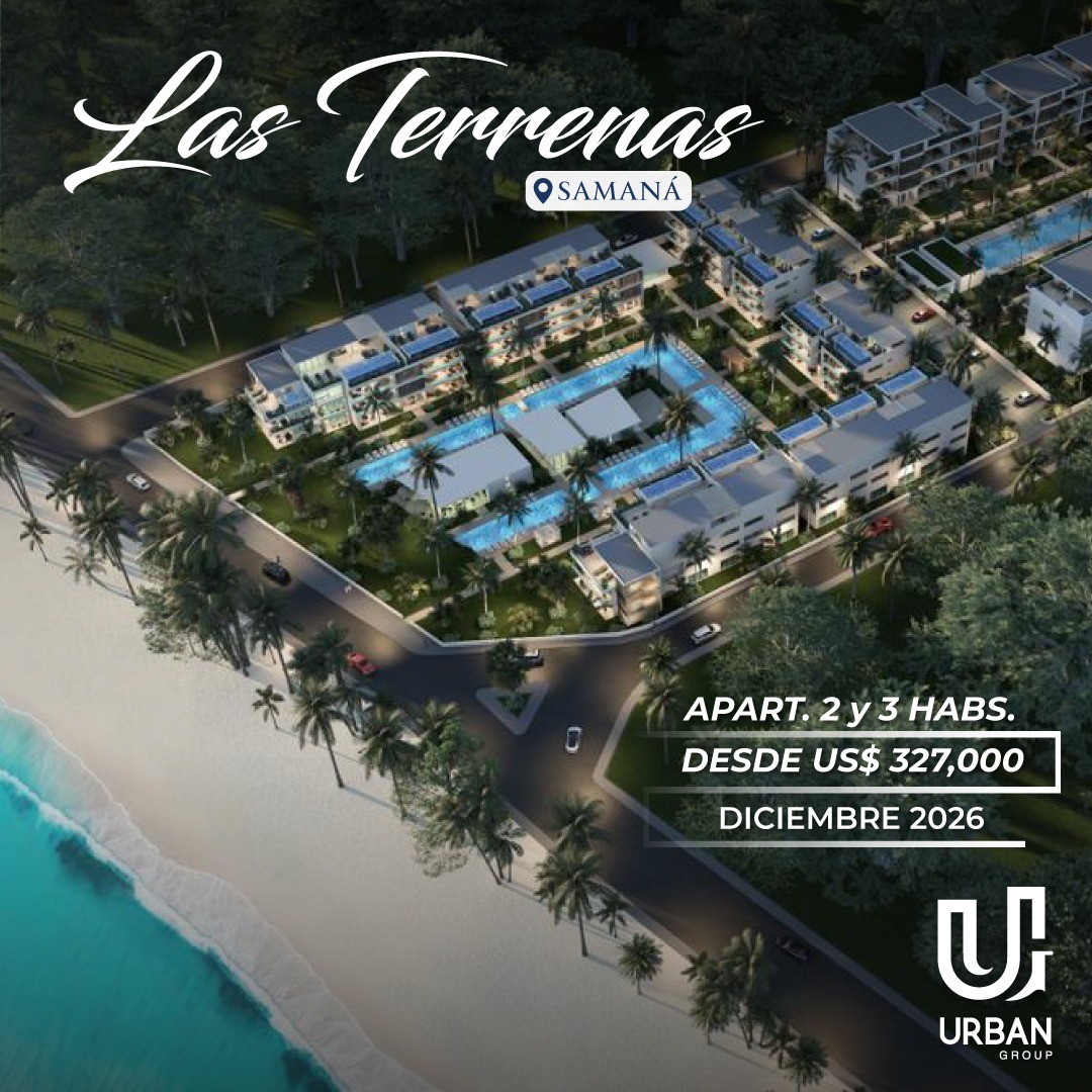 apartamentos - Apartamentos de 2 y 3 Habitaciones Frente a Playa Las Terrenas