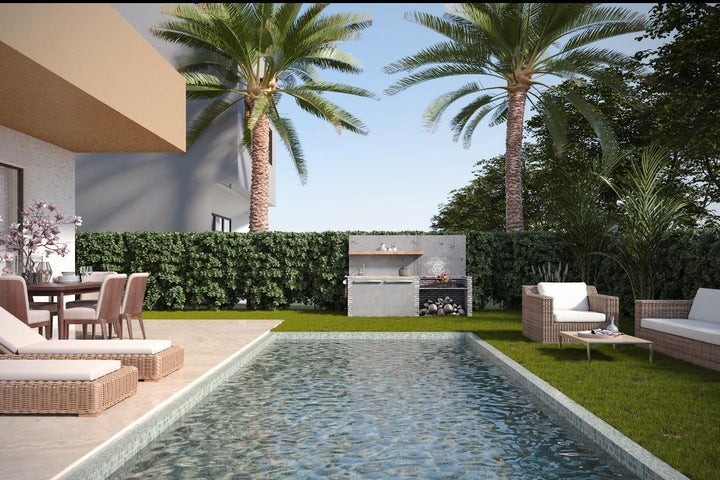casas - Proyecto en venta Punta Cana #24-195 tres dormitorios, jacuzzi, piscina, balcón
 5