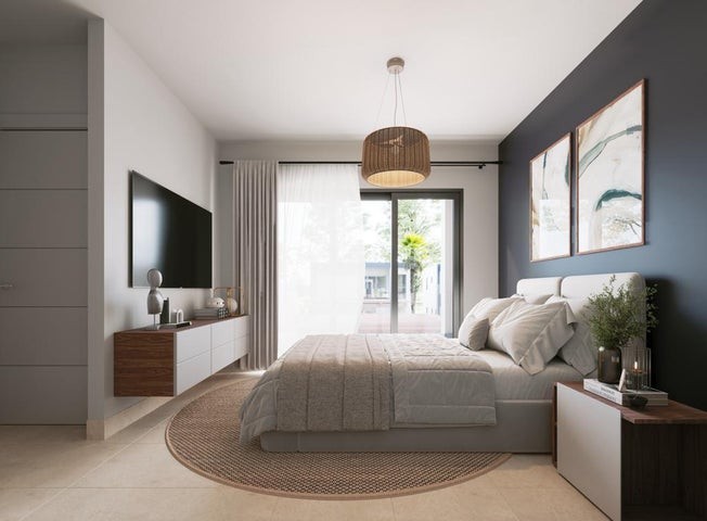 casas - Proyecto en venta Punta Cana #24-1078 tres dormitorios, balcón, seguridad.
 7