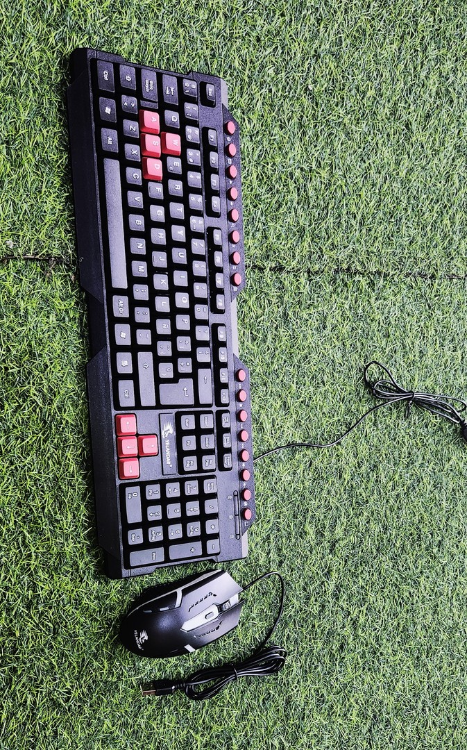 computadoras y laptops - Set gaming, teclado, mouse, teclado gamer, mouse gamer. 1