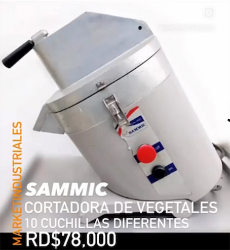 servicios profesionales - SAMMIC ✅ CORTADORA vegetales 10 cuchillas diferentes 1