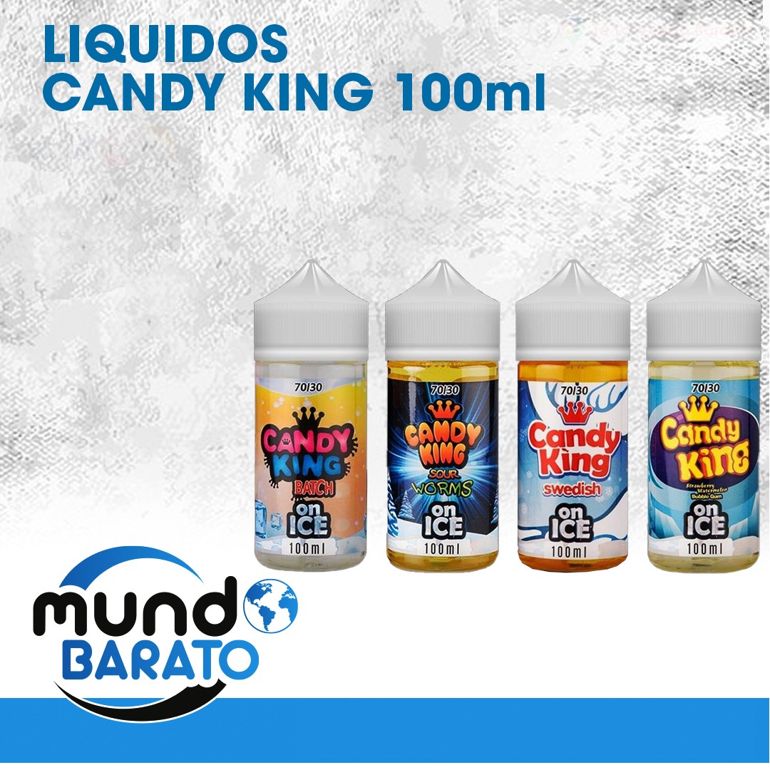 accesorios para electronica - Liquido Vape Candy King Sabores Surtidos 100ml Vaper