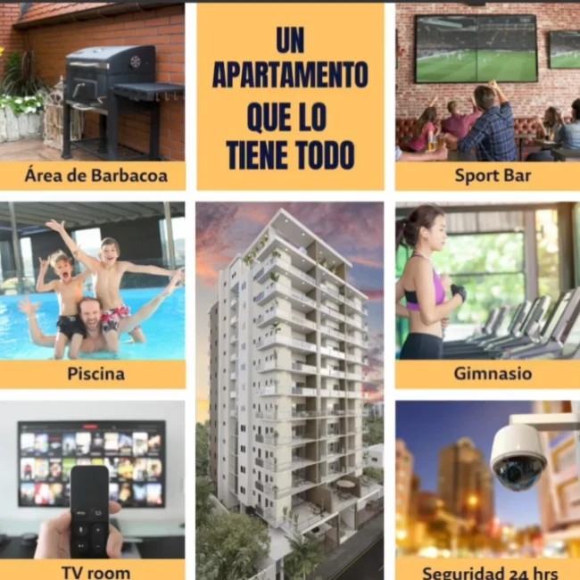 apartamentos - 📍 DIOS 📍 BELLA VISTA 🇩🇴 TORRE confortable, de concepto y diseño familiar,  6