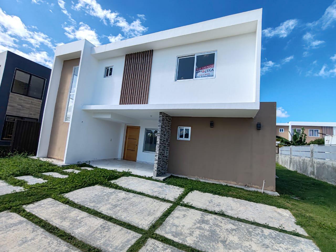 casas vacacionales y villas - En venta villa, 3 habitaciones proyecto con áreas sociales en Punta Cana 3