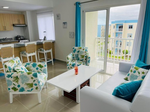 apartamentos - Apartamento Amueblado 2Hab con Área Social en Punta Cana, Serena Village.  0