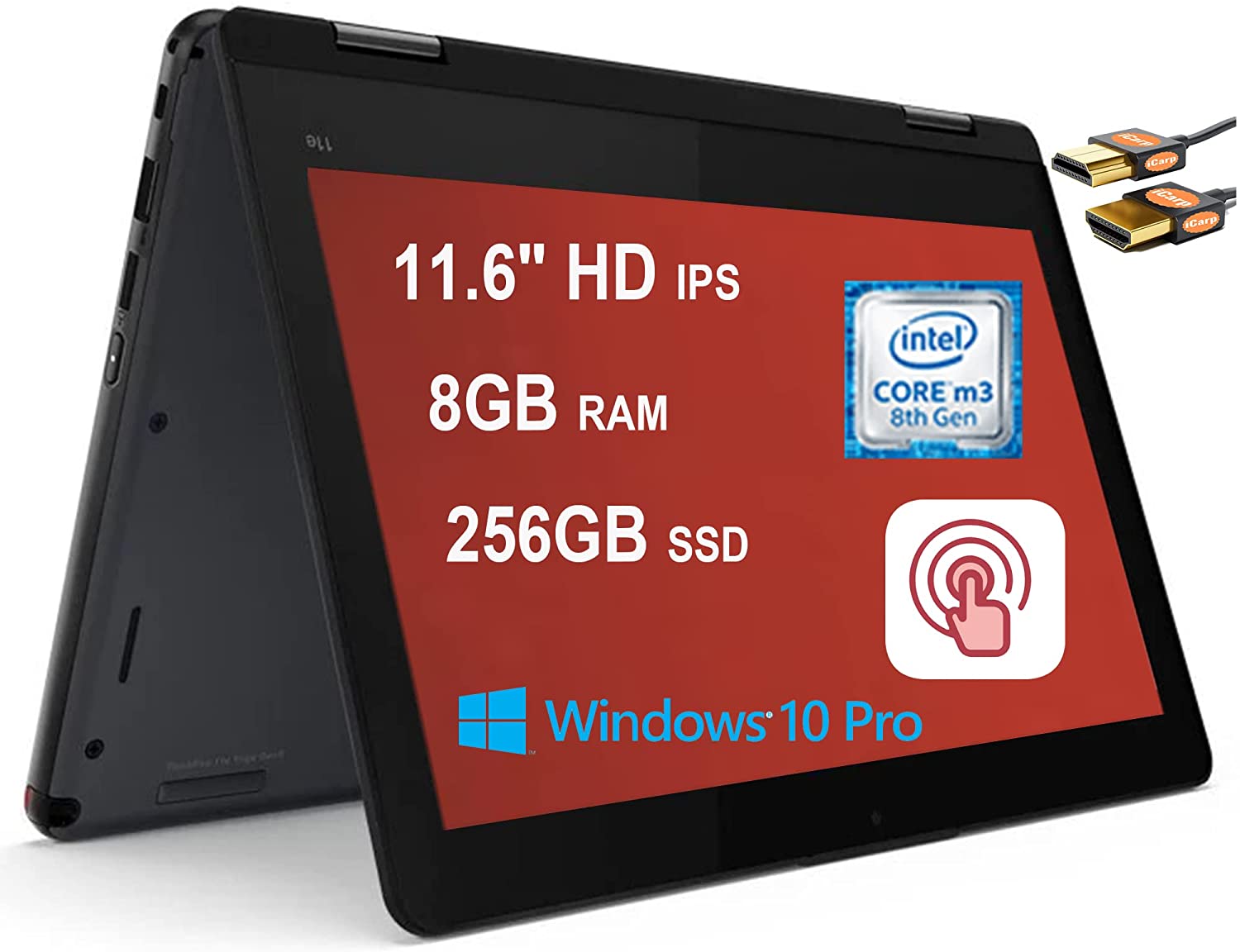 computadoras y laptops - LENOVO THINKPAD YOGA 11E TOUCH 8TH GEN. $11.000