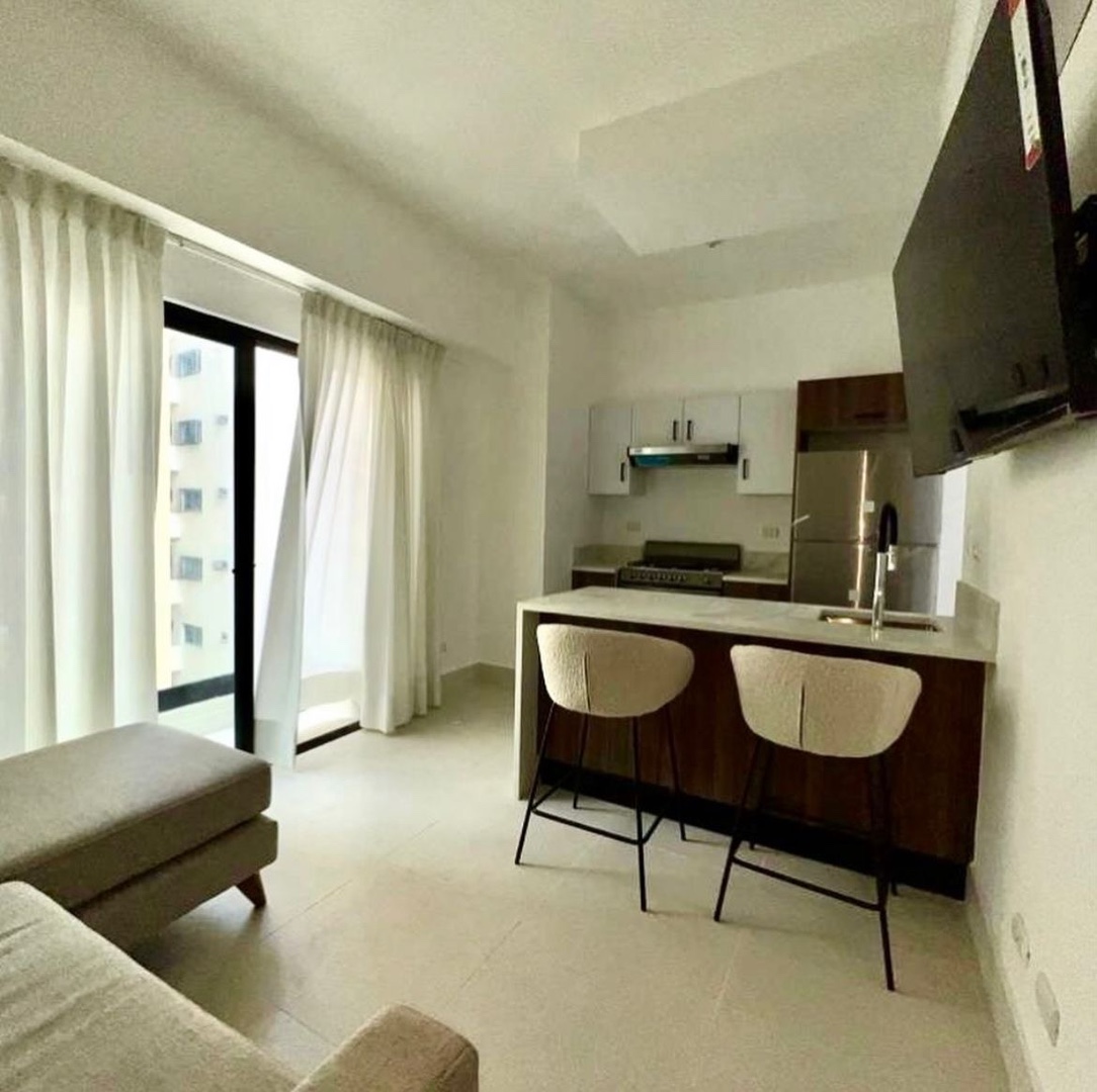 apartamentos - Apartamento en venta amueblado en serralles  2