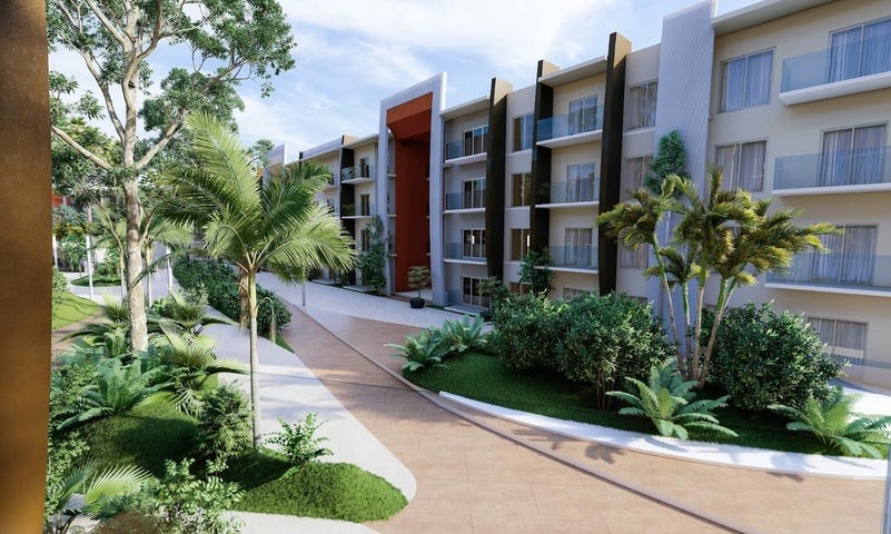 apartamentos - Proyecto en venta Punta Cana # 24-858 dos dormitorios, balcón, Gym, piscina.
 3