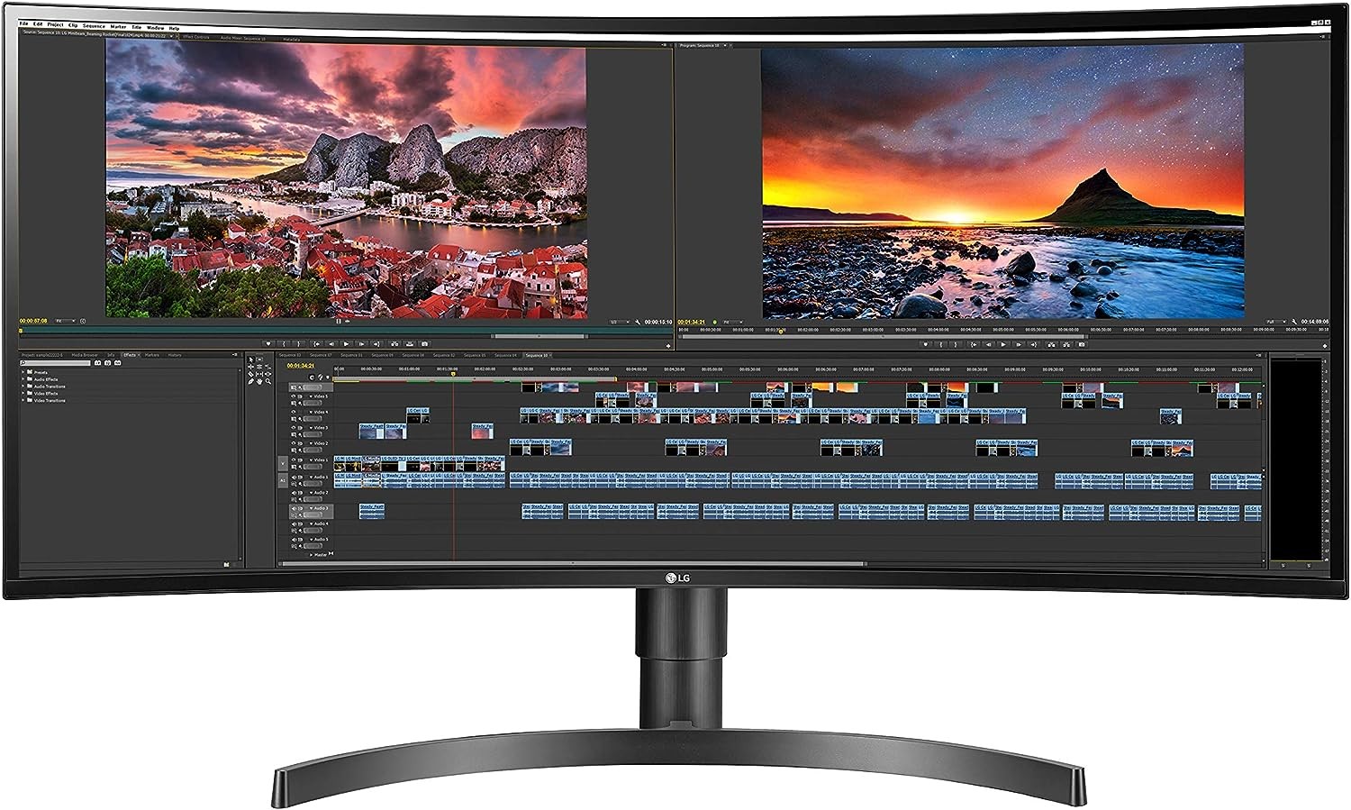 computadoras y laptops - LG 34WN80C - Monitor Ultrapanoramico LG UltraWide Panel IPS: 3440x1440 Curvo 1