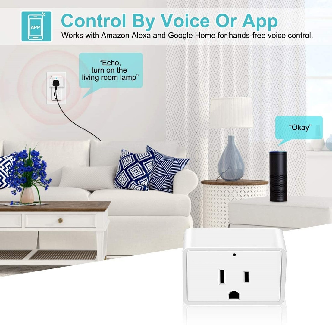 otros electronicos - Conector de corriente enchufe wifi, encienda y apague cualquier aparato 3
