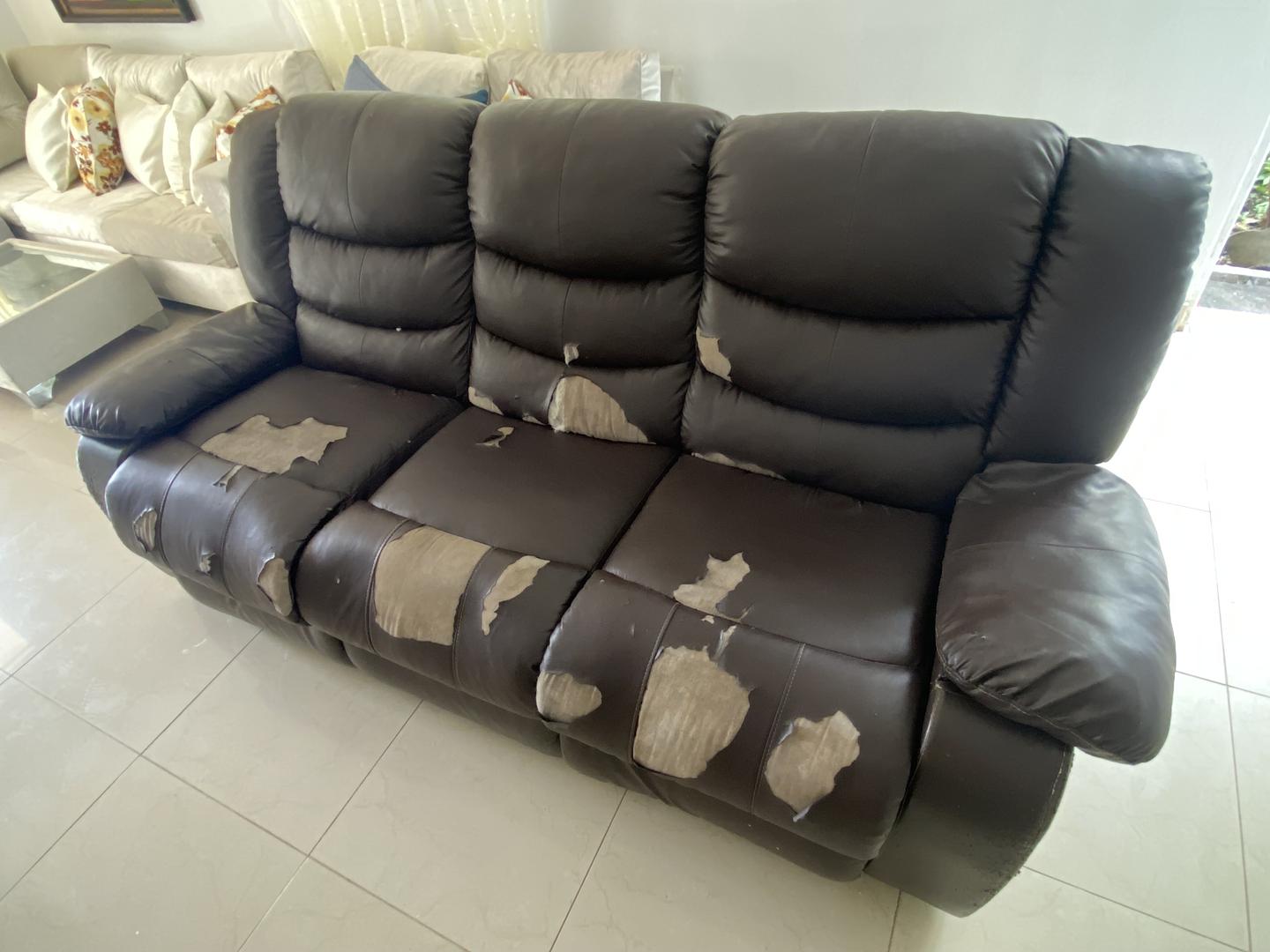 muebles y colchones - Sofá reclinable  1