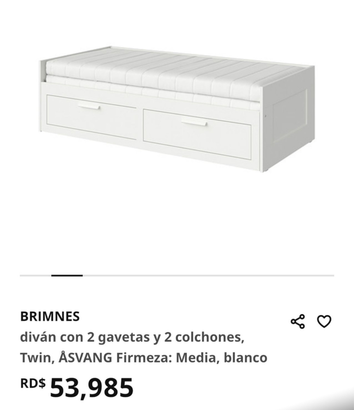 muebles y colchones - Sofa Cama de IKEA 6