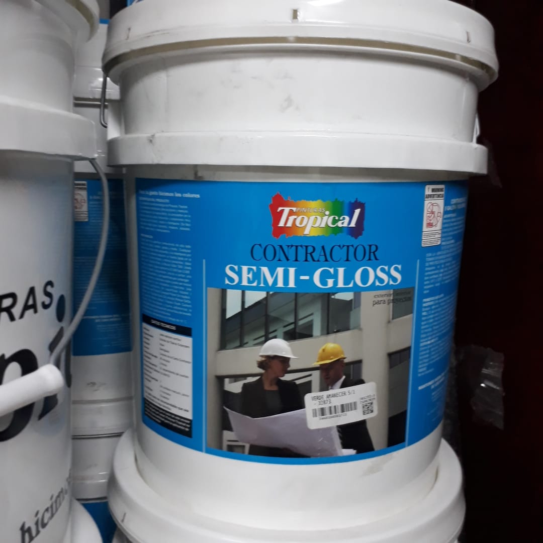 construccion e industrial - Gran oportunidad Oferta Pintura Tropical Contractor Semi Gloss.