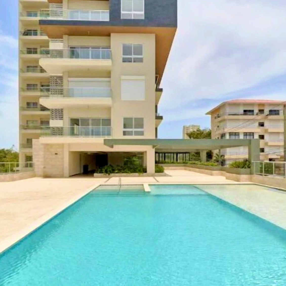 apartamentos - venta de apartamento nuevo con piscina en Juan dolió cerca de la playa 