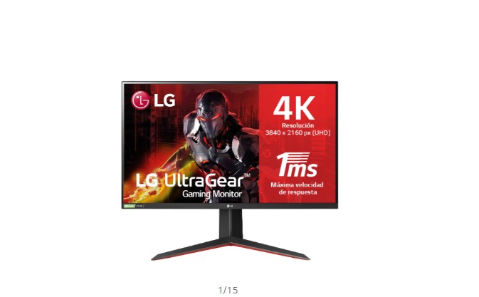 computadoras y laptops - Monitor 4K LG 27GN950 144Hz 1Ms IPS Nuevo Disponible 1