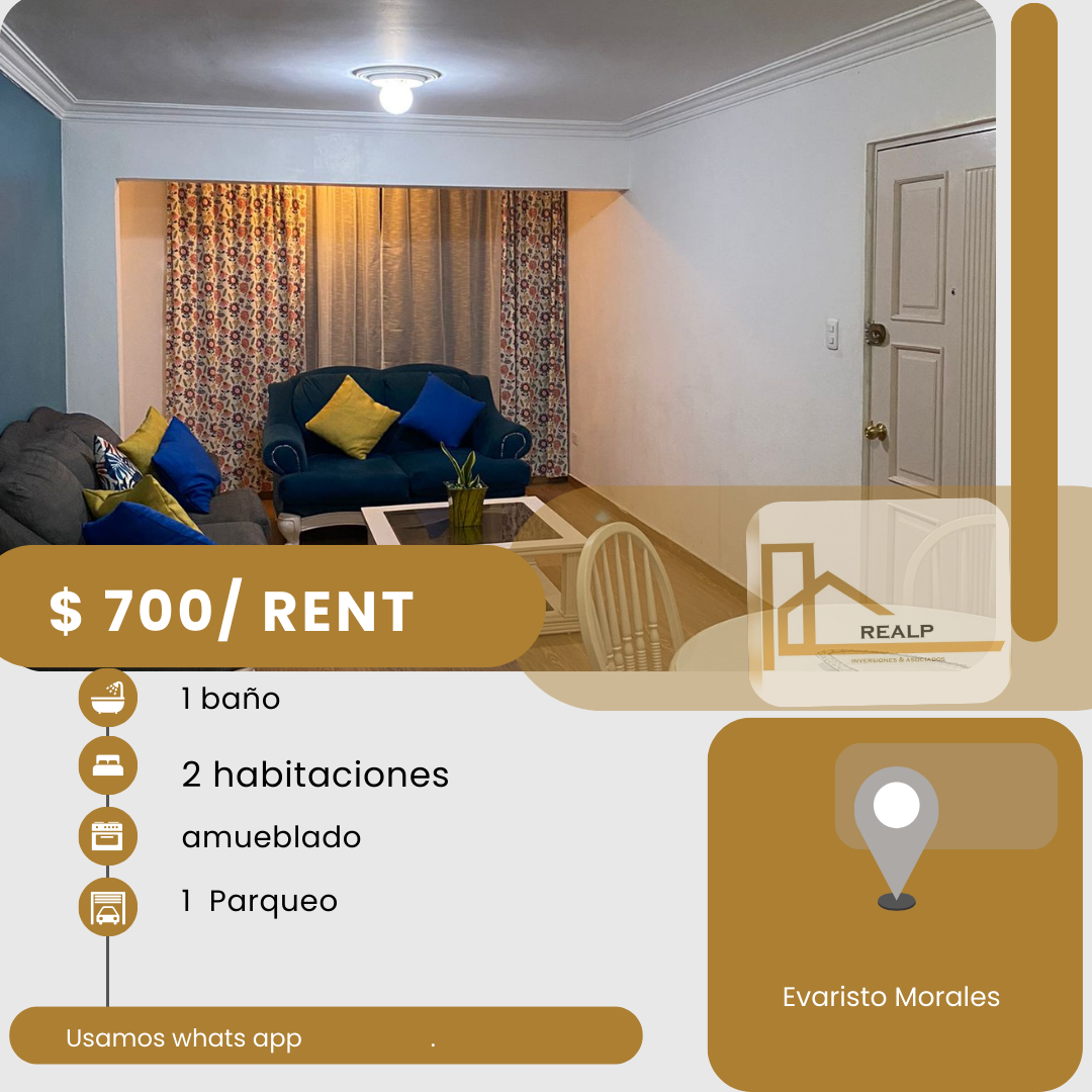 apartamentos - hermoso apartamento en zona céntrica en Evaristo Morales 