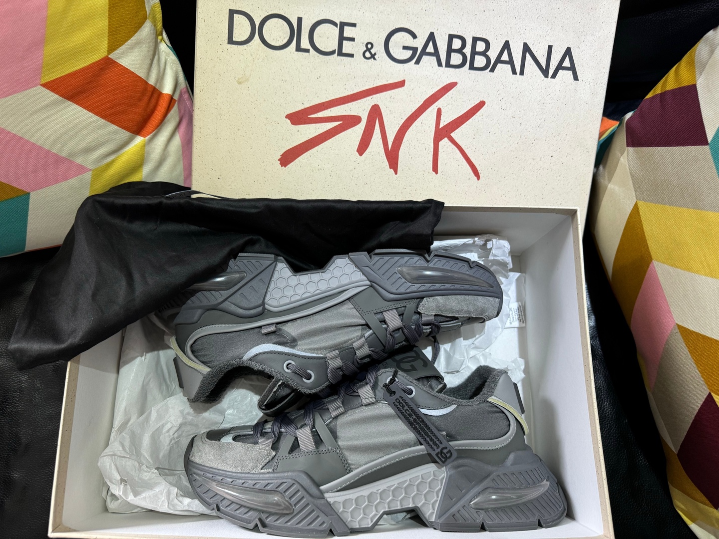 zapatos para hombre - Tenis Dolce & Gabbana Airmaster Size 42 EU/ 9 EU Nuevo, Original US$ 650 NEG 4