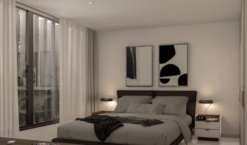 apartamentos - Proyecto en venta Punta Cana #24-395 dos dormitorios, balcón, BBQ, piscina, Gym
 2