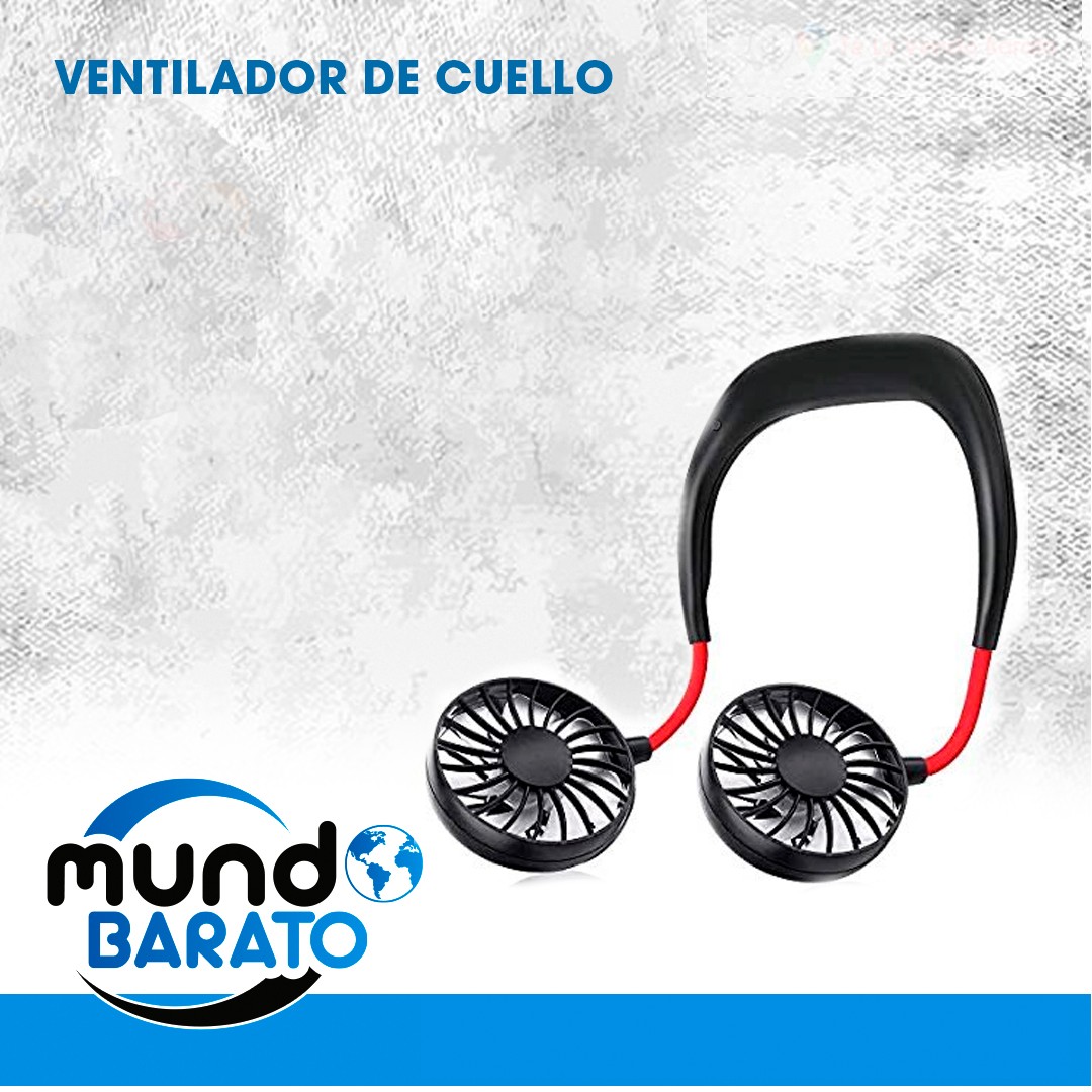 otros electronicos - Mini Ventilador USB portátil para el cuello con batería recargable Abanico