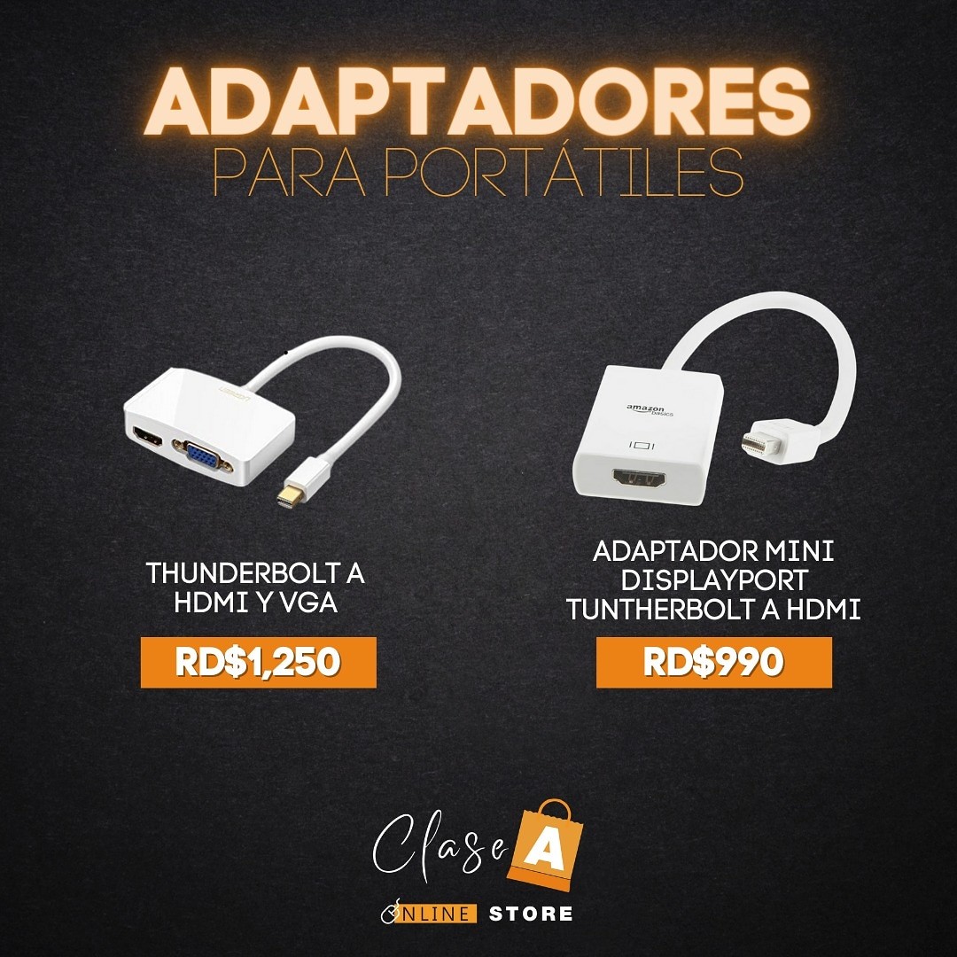 computadoras y laptops - Adaptador Thunderbolt, Mini Displayport 