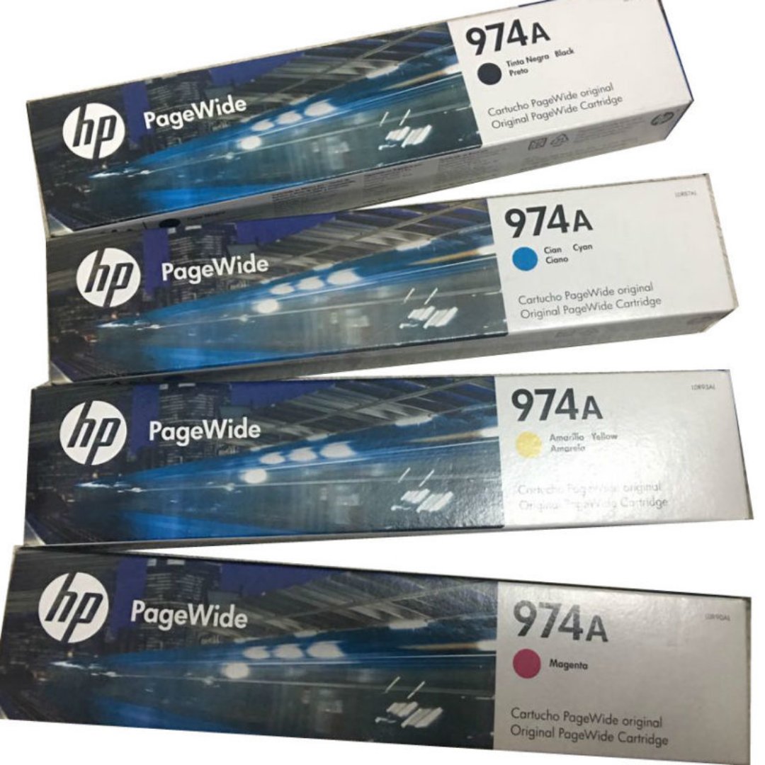 impresoras y scanners - CARTUCHO HP 974 EN TOFDOS LOS COLORES  PRINT CARTRIDGE PIGMENTED HP PAGEWIDE PRO