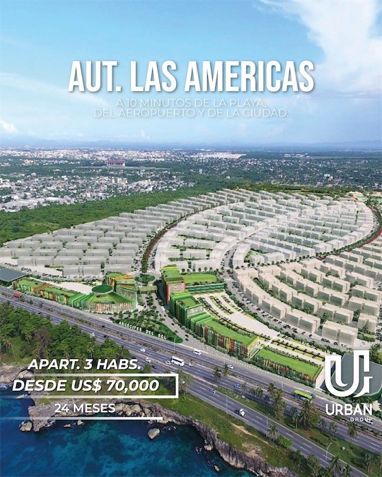 apartamentos - Av. Las Americas- Proyecto de apartamentos 3 habs 1
