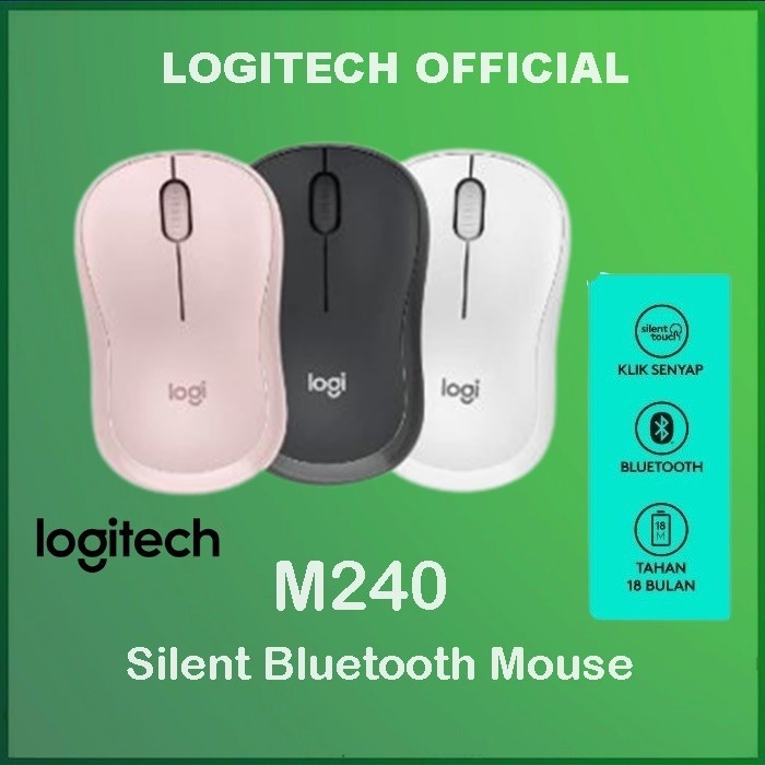 computadoras y laptops - mouse  LOGITECH  INALAMBRICO  BLUETOOTH SILENCIOSO M240