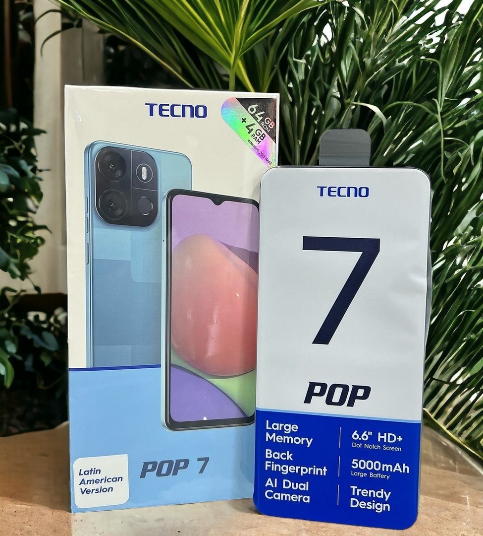 celulares y tabletas - Tecno pop 7 4gb  64gb ram