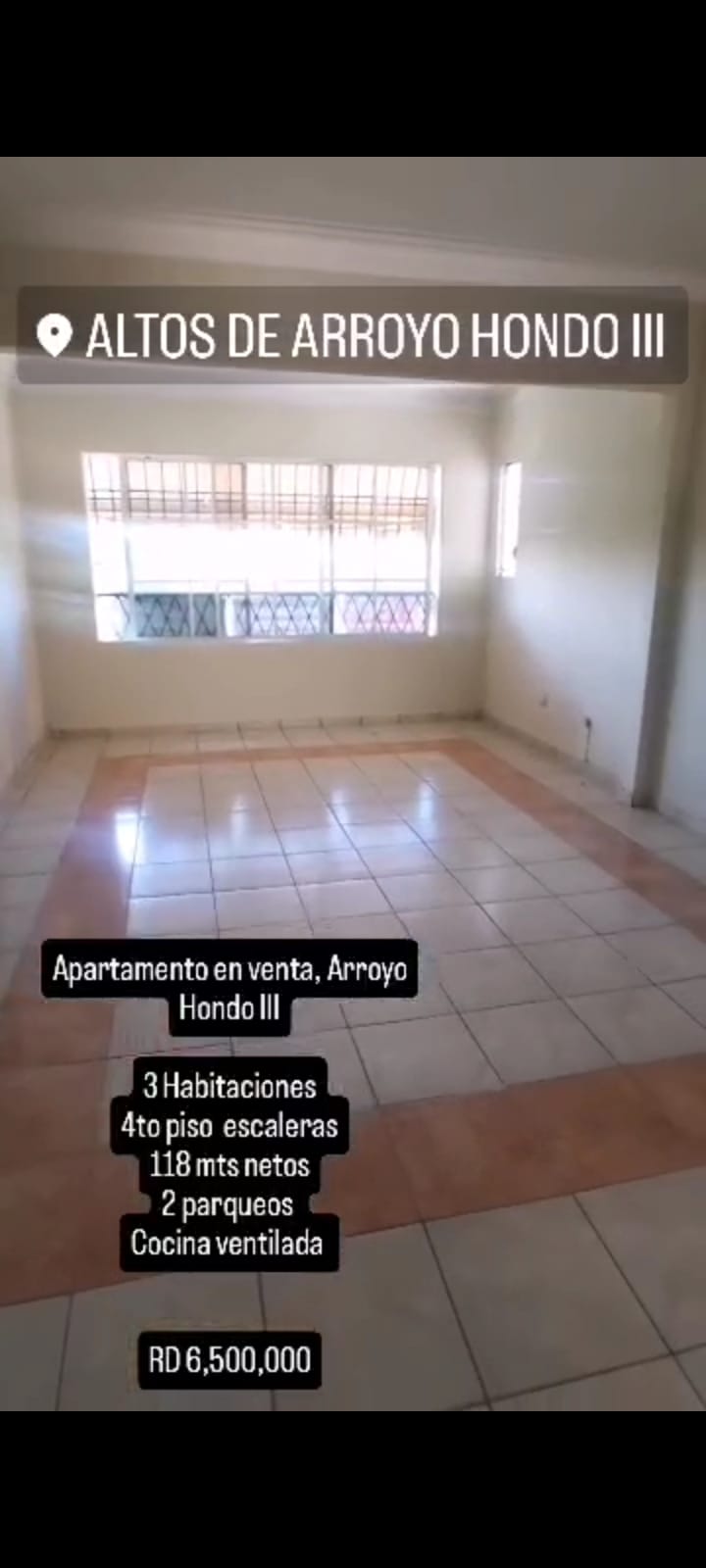 apartamentos - Apartamento en venta en los altos de arroyo hondo 5